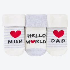 NKD Baby-Frottee-Socken, 3er-Pack