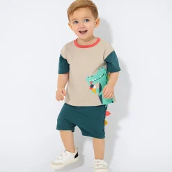 NKD Baby-Jungen-Set mit Kroko-Motiv, 2-teilig
