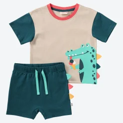 NKD Baby-Jungen-Set mit Kroko-Motiv, 2-teilig