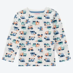 NKD Baby-Jungen-Shirt mit Fahrzeug-Aufdruck