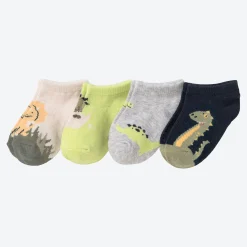 NKD Baby-Jungen-Sneaker-Socken, 4er-Pack