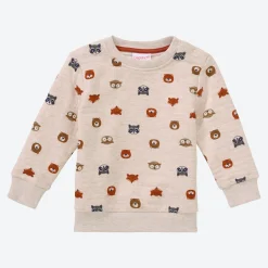 NKD Baby-Jungen-Sweatshirt in Mélange-Optik