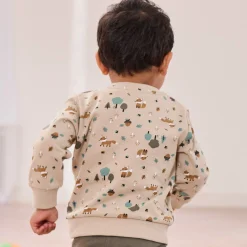 NKD Baby-Jungen-Sweatshirt mit hohem Baumwollanteil, 2er-Set