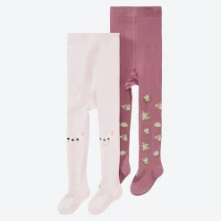 NKD Baby-Mädchen-Strumpfhose mit Waldtier-Motiv, 2er-Pack