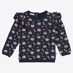 NKD Baby-Mädchen-Sweatshirt mit Schulterrüschen