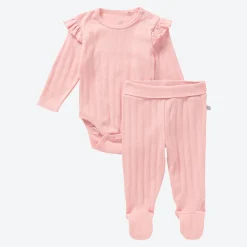 NKD Baby-Newborn-Mädchen-Set mit Ajour, 3-teilig