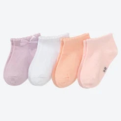 NKD Baby-Sneaker-Socken, 4er-Pack