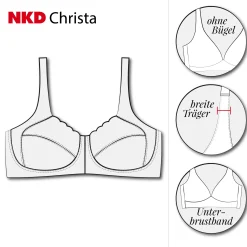 Damen NKD Bügelloser Damen-BH, -CHRISTA