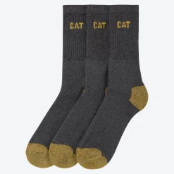 Herren NKD CAT® Herren-Arbeitssocken mit Vollfrotteefuß, 3er-Pack
