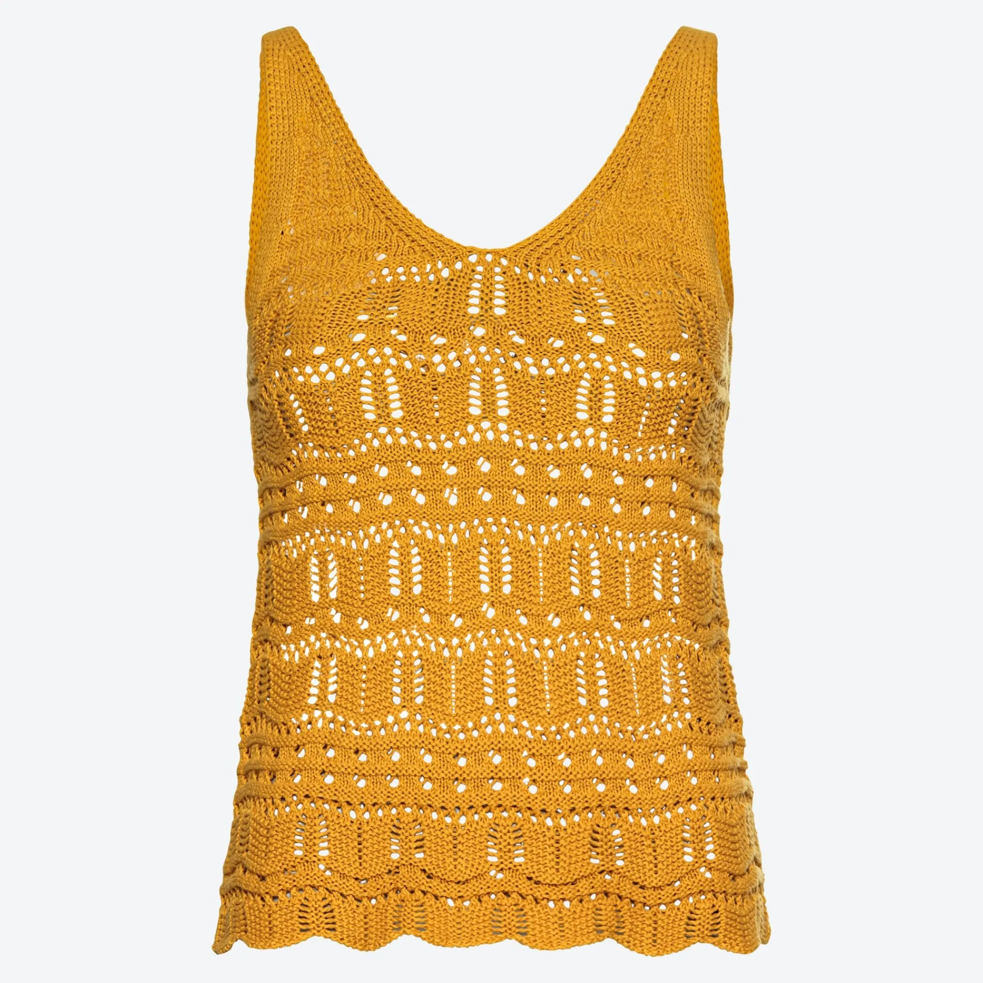 Damen NKD Damen-Ajour-Strick-Top aus Baumwolle