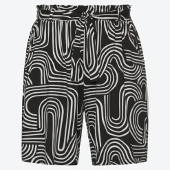 Damen NKD Damen-Bermudas mit All-Over-Print, große Größen