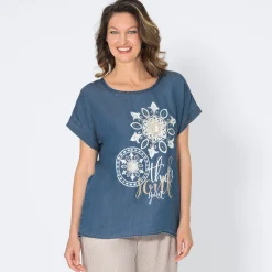 Damen NKD Damen-Bluse aus Lyocell