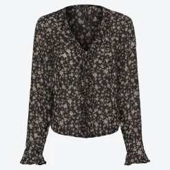 Damen NKD Damen-Bluse mit Rüschen am Ausschnitt