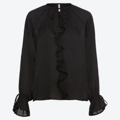 Damen NKD Damen-Bluse mit Rüschen und Volants