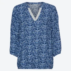 Damen NKD Damen-Bluse mit V-Ausschnitt