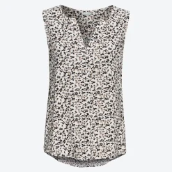 Damen NKD Damen-Bluse ohne Arm aus reiner Viskose