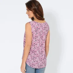 Damen NKD Damen-Bluse ohne Arm aus reiner Viskose