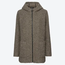 Damen NKD Damen-Fleecejacke mit Kapuze
