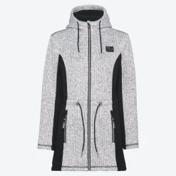 Damen NKD Damen-Fleecemantel mit Kapuze