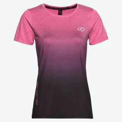 Damen NKD Damen-Funktions-T-Shirt mit Rundhalsausschnitt