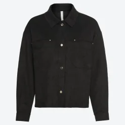 Damen NKD Damen-Hemdjacke mit Kragen