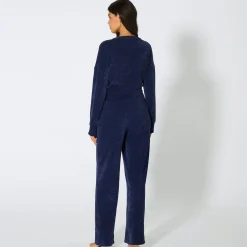 Damen NKD Damen-Homewear-Hose im X-Mas-Design