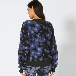 Damen NKD Damen-Homewear-Oberteil mit flauschigem Design