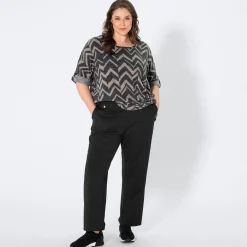 Damen NKD Damen-Hose mit elastischem Bund, große Größen