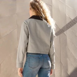 Damen NKD Damen-Jacke mit Cordkragen