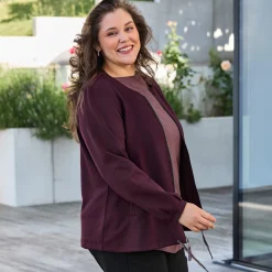 Damen NKD Damen-Jacke mit Lurexbändern, große Größen