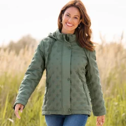 Damen NKD Damen-Jacke mit Prägemuster