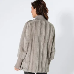 Damen NKD Damen-Jacke mit Rippbündchen