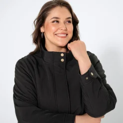 Damen NKD Damen-Jacke mit Stehkragen, große Größen
