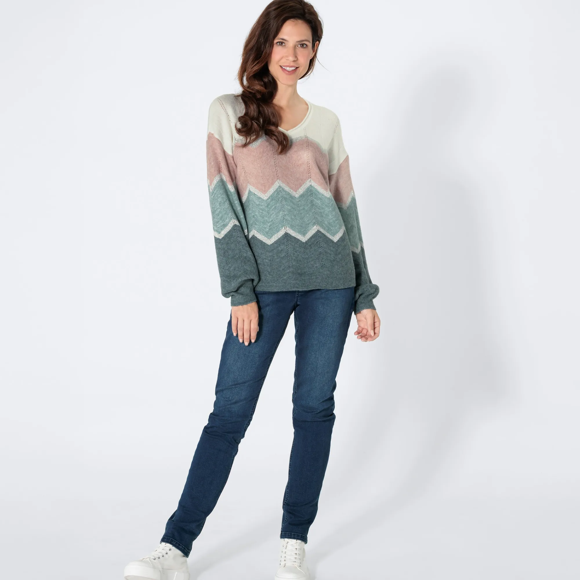 Damen NKD Damen-Jeans mit elastischem Bund