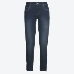 Damen NKD Damen-Jeans mit Reißverschluss am Beinende, -COMO