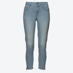 Damen NKD Damen-Jeans mit Reißverschluss am Beinende, -COMO