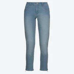Damen NKD Damen-Jeans mit Reißverschluss am Beinende, -COMO