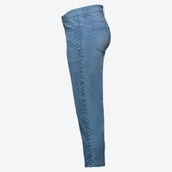 Damen NKD Damen-Jeans mit Zopfmuster-Optik