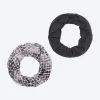 Damen NKD Damen-Jersey-Loopschal, 2er-Pack