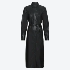 Damen NKD Damen-Kleid in Leder-Optik