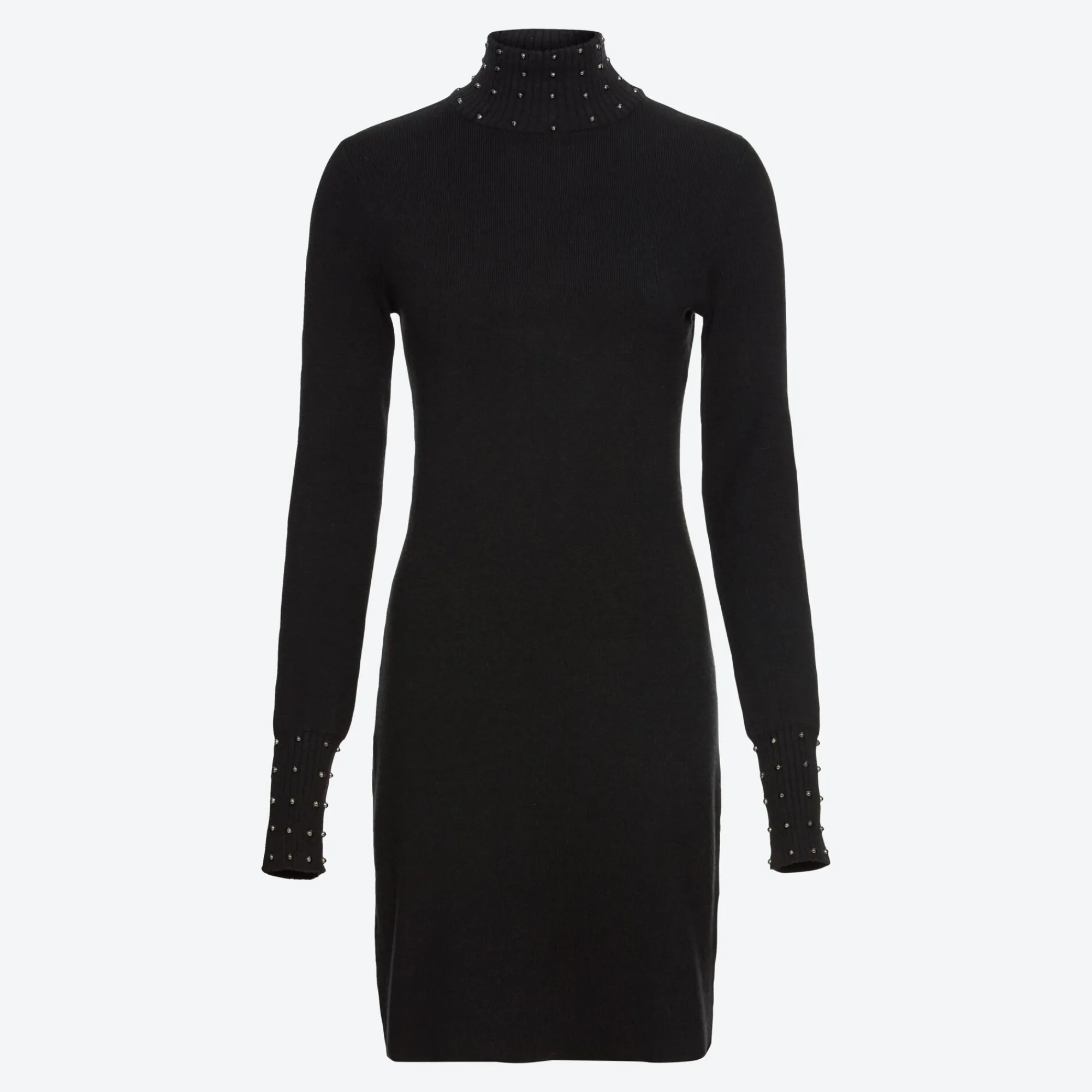 Damen NKD Damen-Kleid mit hohem Kragen