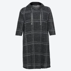 Damen NKD Damen-Kleid mit Kapuze, große Größen