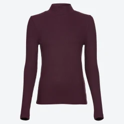 Damen NKD Damen-Langarmshirt aus Rippstrick