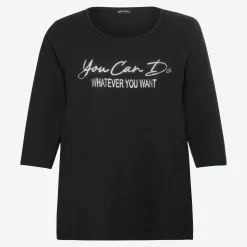 Damen NKD Damen-Langarmshirt mit Druck, große Größen