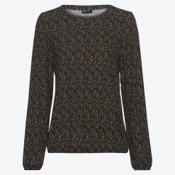 Damen NKD Damen-Langarmshirt mit elastischen Bündchen