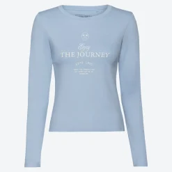 Damen NKD Damen-Langarmshirt mit Frontaufdruck