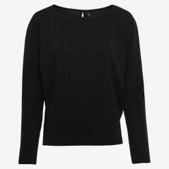 Damen NKD Damen-Langarmshirt mit Glitzer
