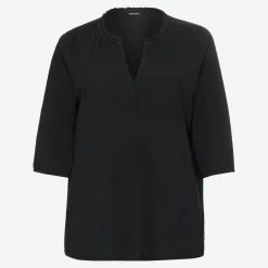 Damen NKD Damen-Langarmshirt mit Rüschen, große Größen
