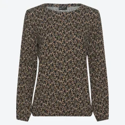 Damen NKD Damen-Langarmshirt mit Rundhalsausschnitt