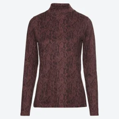 Damen NKD Damen-Langarmshirt mit Stehkragen
